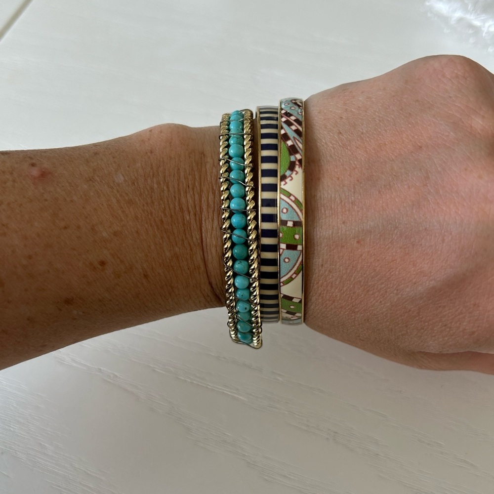 Stack of 3 J. Crew Bangles